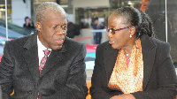 Mrs Amissah Arthur with a late husband