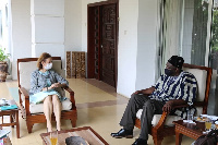 Turkish Ambassador to Ghana, H.E Mrs Ozlem Ergun Ulueren and  V.C of TaTU, Prof. Abass Braimah