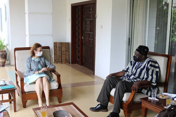 Turkish Ambassador to Ghana, H.E Mrs Ozlem Ergun Ulueren and  V.C of TaTU, Prof. Abass Braimah