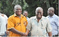 Alhaji Abubakari Abdul-Rahman and President Akufo-Addo