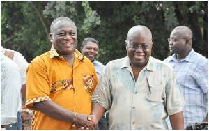 Alhaji Abubakari Abdul-Rahman and President Akufo-Addo