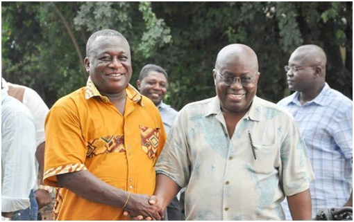 Alhaji Abubakari Abdul-Rahman and President Akufo-Addo