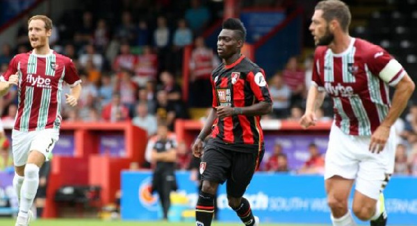 Atsu (middle) finally makes Bournemouth debut