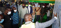 President Akufo-Addo at GNPC Takoradi Sod Cutting Ceremony