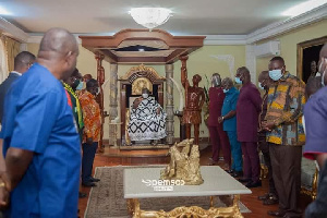 Asante Kotoko Board and C.E.O visit Otumfuo Osei Tutu II