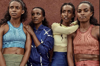 The Dibaba sisters from Ethiopia. Photo: Facebook/Just Athletics