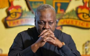 Mahama Former Prez Serious Mood