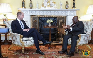 President Nana Addo Dankwa Akufo-Addo with Prince William, Duke of Cambridge