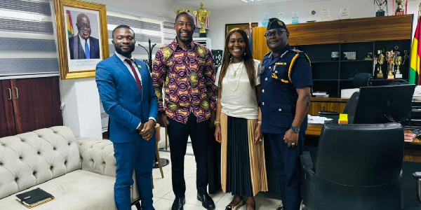 Dr. Alex Ampaabeng, Dr. Bernard Okoe Boye, Ms Julie Essiam and Emmanuel Ohene