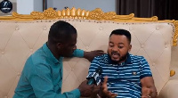 Founder of Anointing Ministries International, Prophet Bernard Owusu Ansah with Zionfelix