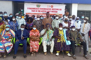 Participants at a UNFPA organized event in Bolgatanga