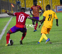 Hearts drew 0-0 with Ashgold