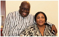 President Nana Addo Dankwa Akufo-Addo with wife Rebecca Akufo-Addo