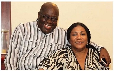 President Nana Addo Dankwa Akufo-Addo and his wife Rebecca Akufo-Addo