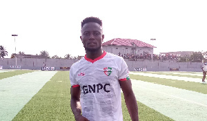 Karela United forward Maxwell Boakye