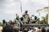 On Tuesday afternoon mutinying soldiers made their way through the capital Bamako