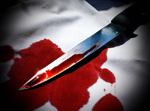 Tempers flared up resulting in the woman stabbing her husband with a knife