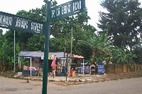 Some signage of the street naming exercise