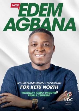 Edem Agbana Picks Nomination Forms For Ketu North NDC 