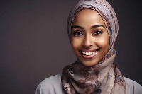 Muslim Woman Wearing  Hijab