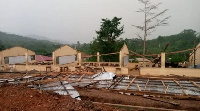 Destroyed Kwabeng Anglican Senior High School