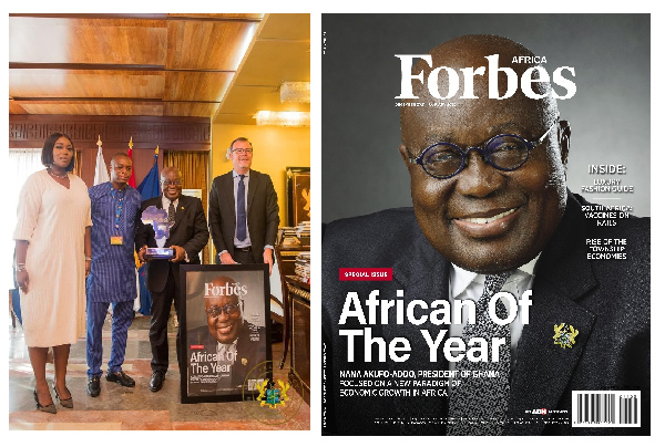 Akufo-Addo was named Forbes African of the Year 2021 on Decmeber 3