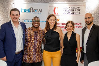 Executives of both Haiflow and Spain-Ghana Chamber of Commerce at the event