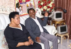 The late TB Joshua and his wife, Evelyn Joshua