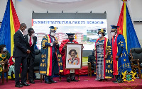 President  Nana Addo Dankwa Akufo-Addo on Saturday received an honorary doctorate degree from UCC