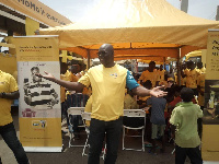 Samuel Amoh, MTN Senior Commercial Manager of General Trade for Northern Ghana