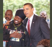 Blakk Rasta with Obama in 2009