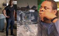 Franklin Cudjoe (insert R) is shocked these things still happen in Ghana