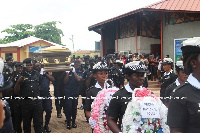 The well attended funeral service held at the Holy Cross Cathedral in Tamale