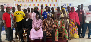 Opinion leaders at the access to justice workshop held in Tolon