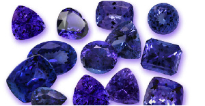 Tanzanite gemstones