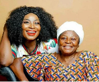 Actress Gloria Sarfo and her late mother