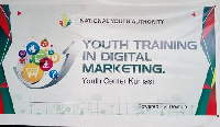 The laptops were used to train the youth in Digital Marketing