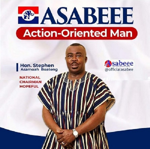 Aspiring National Chairman for the NPP, Stephen Asamoah Boateng