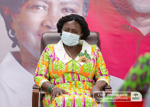 Professor Jane Naana Opoku-Agyemang, running mate of Mr. Mahama