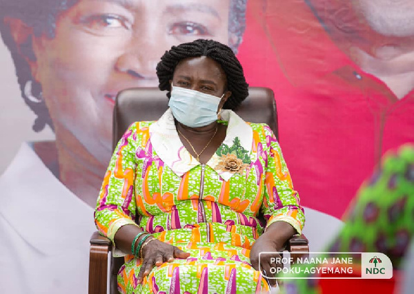 Professor Jane Naana Opoku-Agyemang, running mate of Mr. Mahama