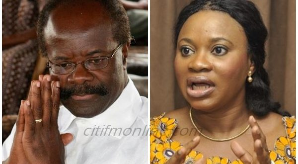 Dr. Papa Kwesi Nduom and Charlotte Osei, EC Chairperson