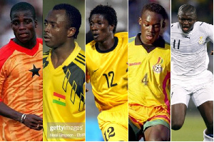 Old pictures of some Ghanaian players