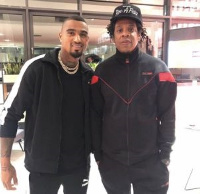 Kevin Prince Boateng and Jay Z