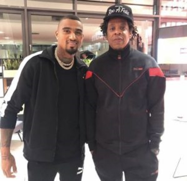 Kevin Prince Boateng and Jay Z