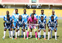 Accra Great Olympics squad lineup before a game