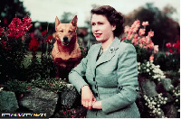 The Queen pictured with Susan at Balmoral Castle, in 1952 - the year she became Queen