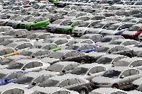 File photo of imported cars