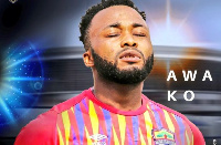 Hearts of Oak midfielder Gladson Awako