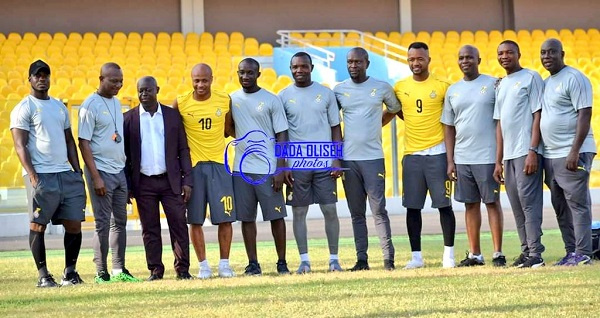 Charles Kwablan Akonnor made his first appearance at the team's training on Monday