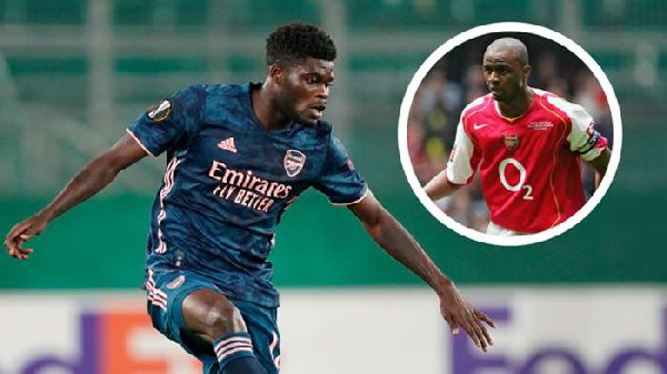 Black Stars midfielder, Thomas Partey and Arsenal legend, Patrick Vieira